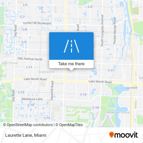Mapa de Laurette Lane