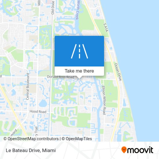Mapa de Le Bateau Drive