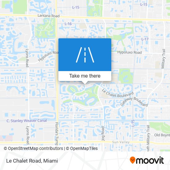 Le Chalet Road map