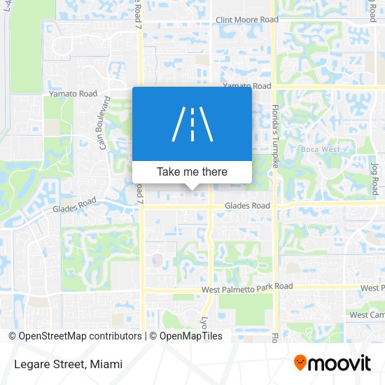 Mapa de Legare Street