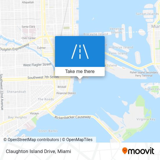 Mapa de Claughton Island Drive