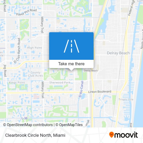 Mapa de Clearbrook Circle North
