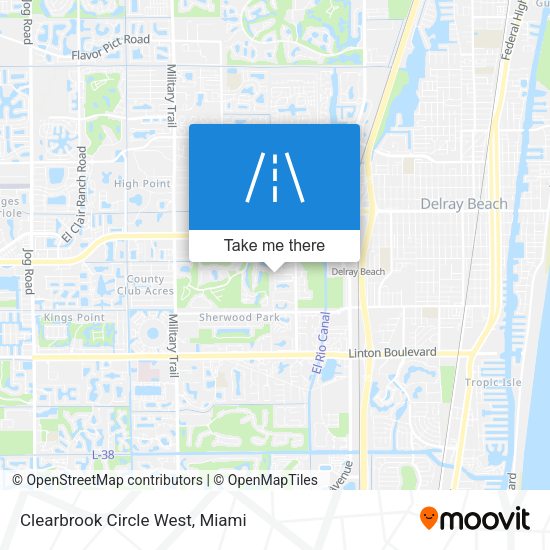Mapa de Clearbrook Circle West