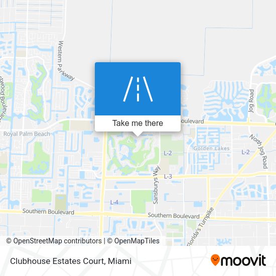 Clubhouse Estates Court map