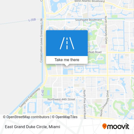 East Grand Duke Circle map