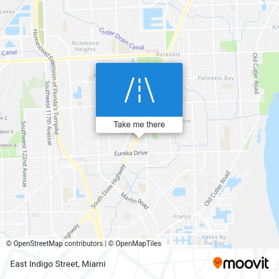 Mapa de East Indigo Street