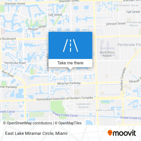 East Lake Miramar Circle map