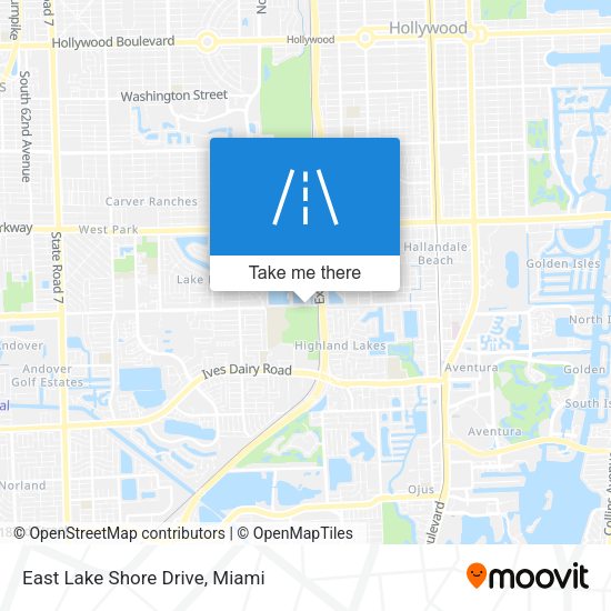East Lake Shore Drive map