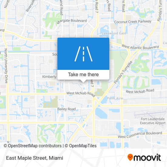 East Maple Street map