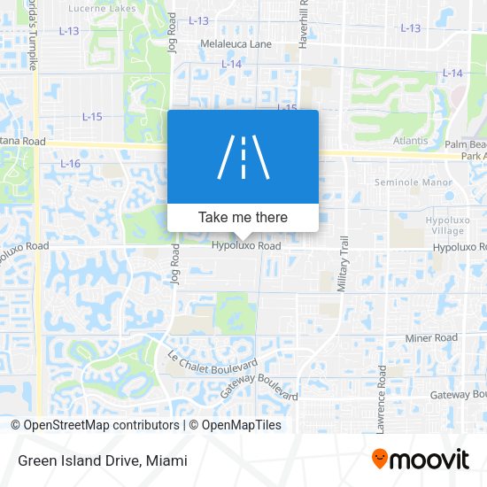 Mapa de Green Island Drive
