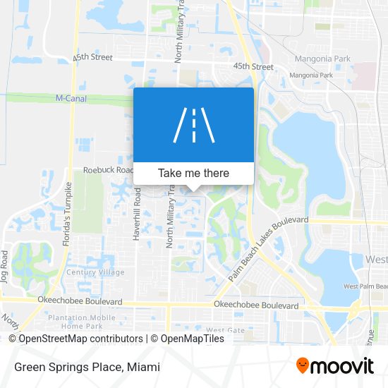 Mapa de Green Springs Place