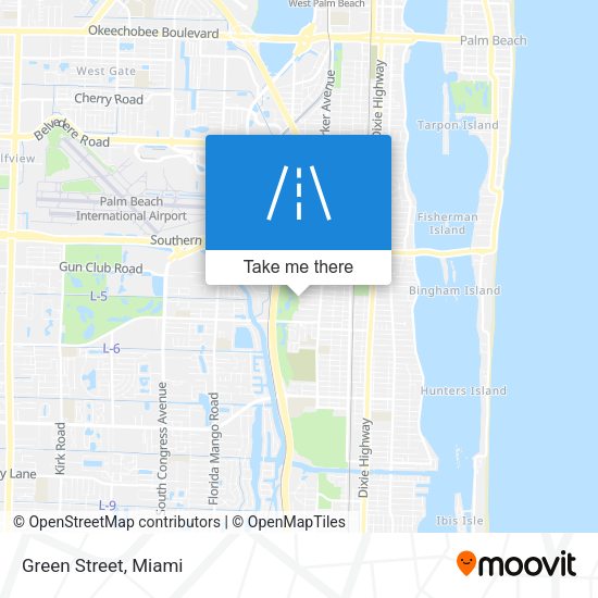 Mapa de Green Street