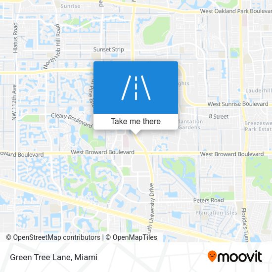 Mapa de Green Tree Lane