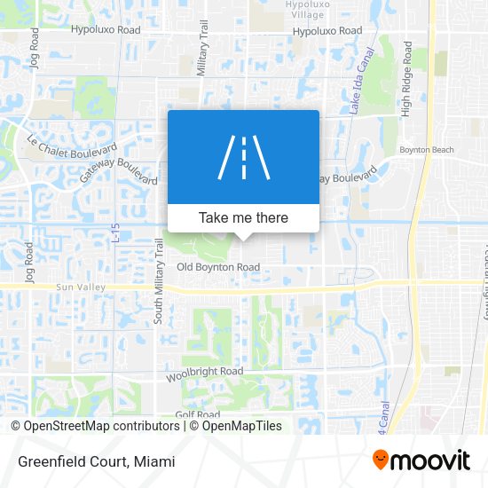 Greenfield Court map