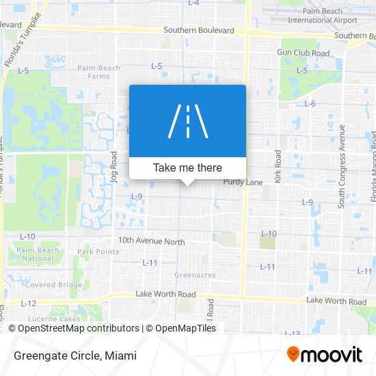 Greengate Circle map