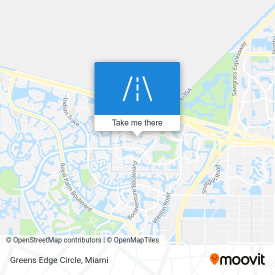 Mapa de Greens Edge Circle