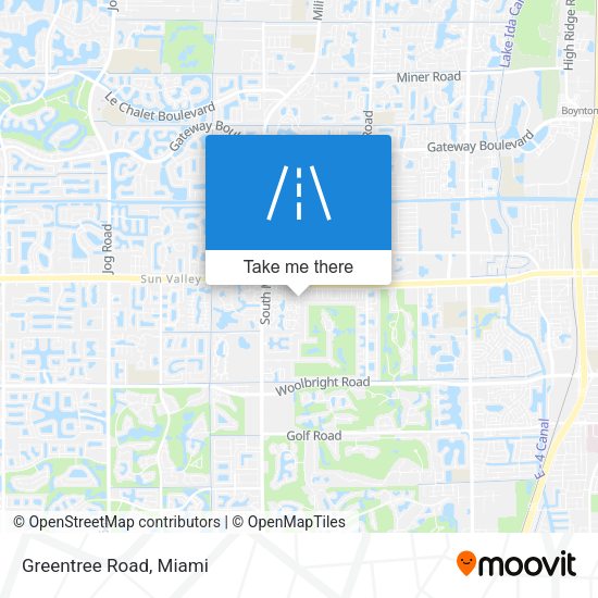 Mapa de Greentree Road