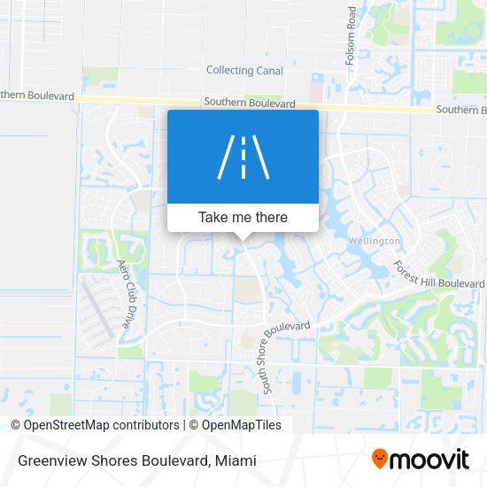 Greenview Shores Boulevard map