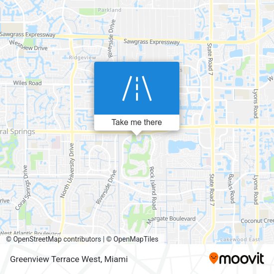 Mapa de Greenview Terrace West