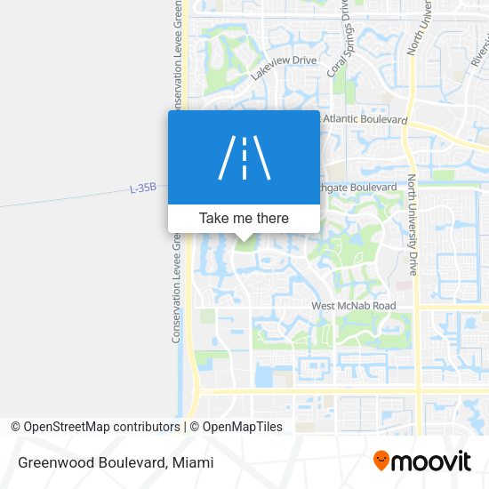 Mapa de Greenwood Boulevard