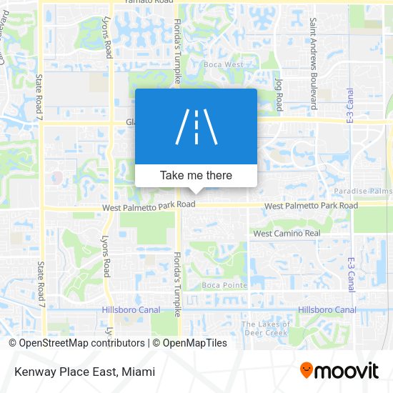 Mapa de Kenway Place East