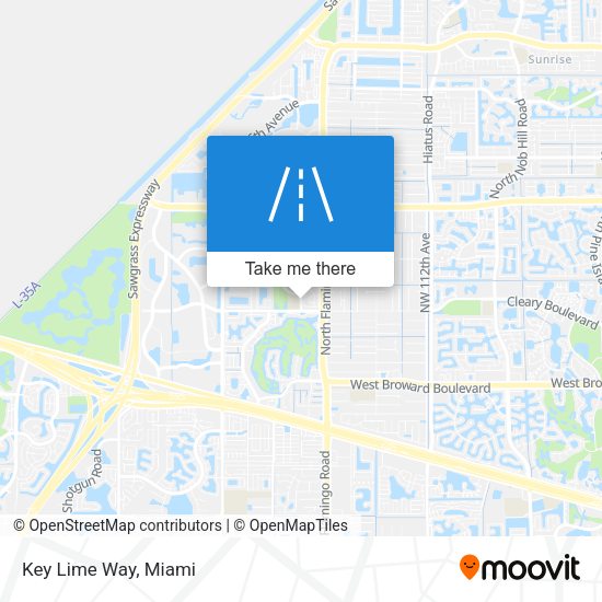 Mapa de Key Lime Way