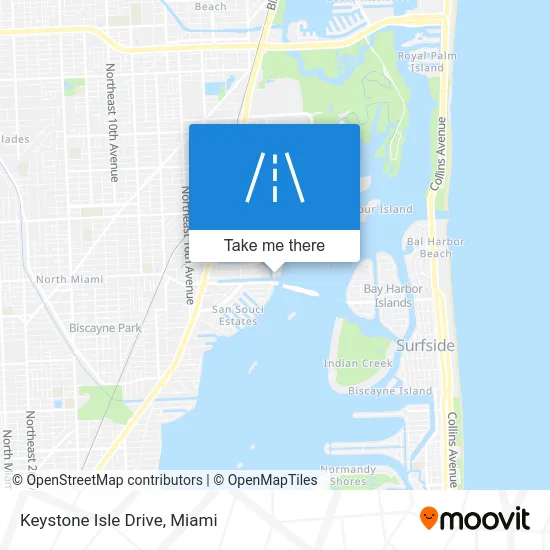 Keystone Isle Drive map