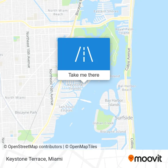 Keystone Terrace map