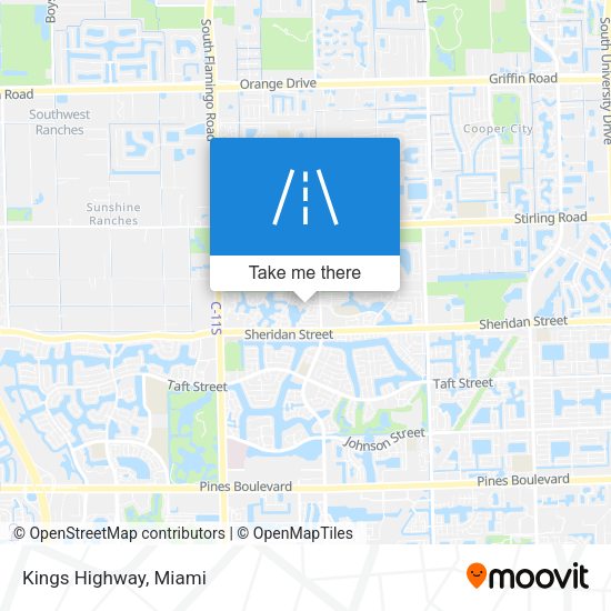 Mapa de Kings Highway