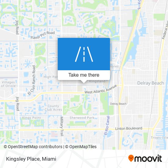 Kingsley Place map