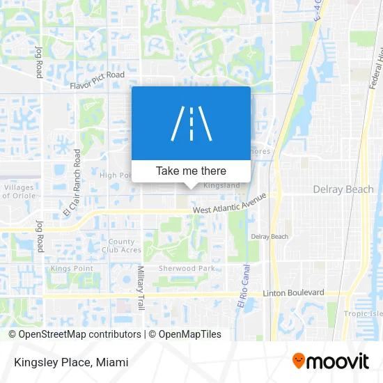 Kingsley Place map