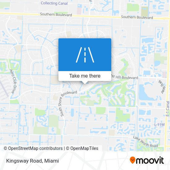 Mapa de Kingsway Road