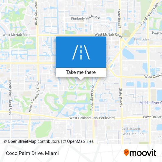 Mapa de Coco Palm Drive