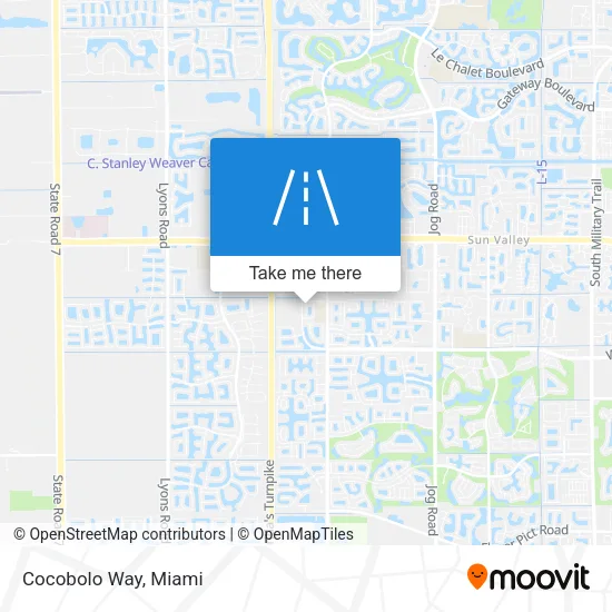 Cocobolo Way map