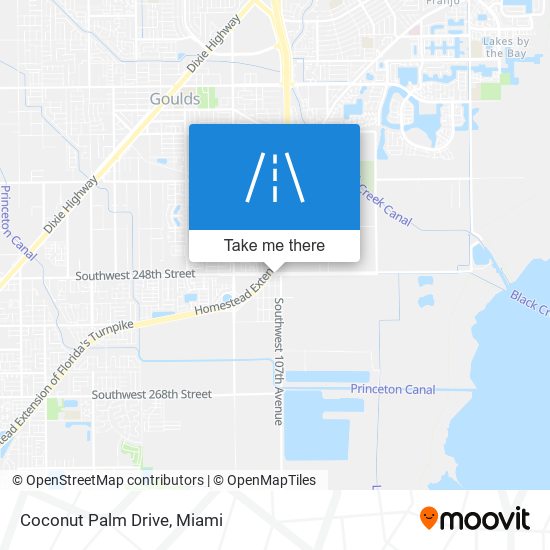 Coconut Palm Drive map