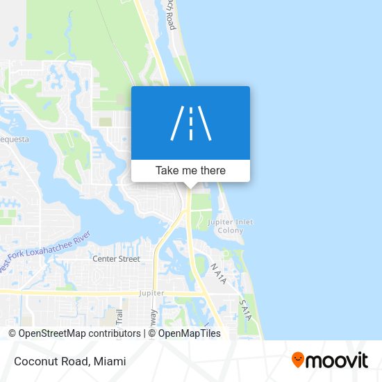 Mapa de Coconut Road