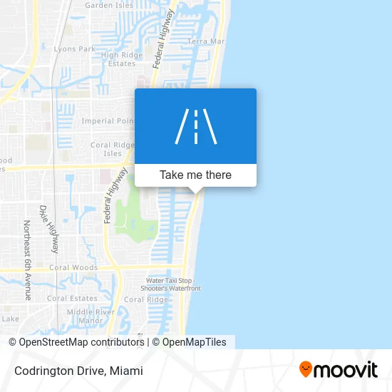 Codrington Drive map