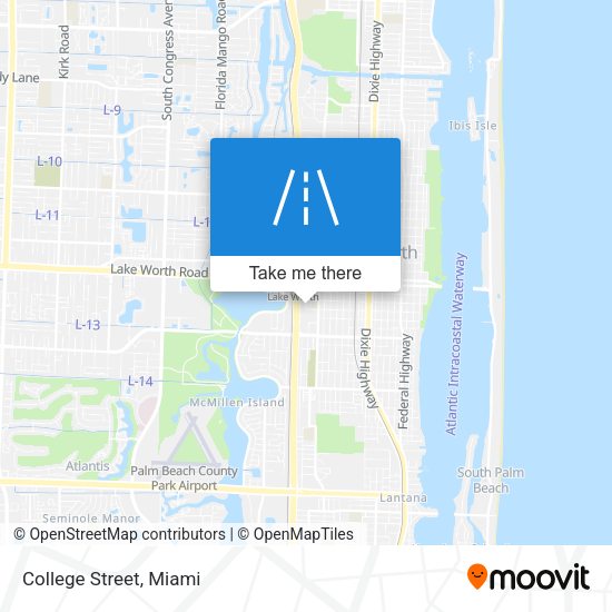 Mapa de College Street