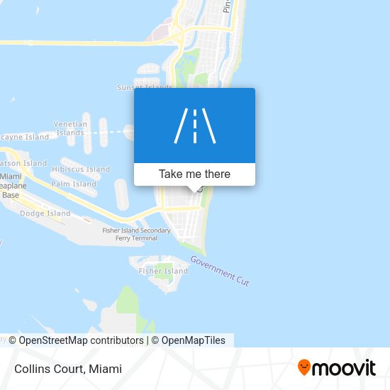 Mapa de Collins Court
