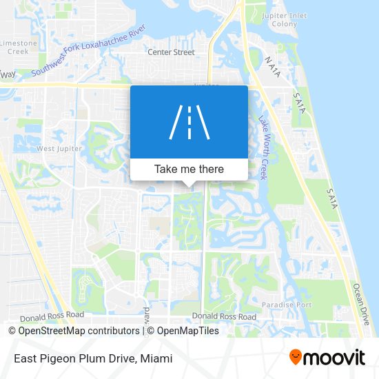 Mapa de East Pigeon Plum Drive