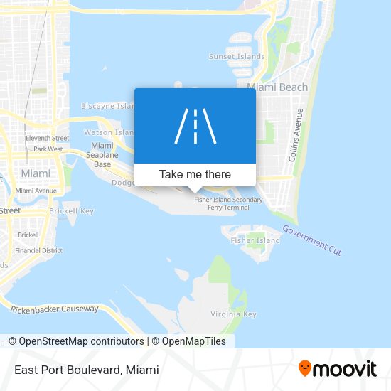 Mapa de East Port Boulevard