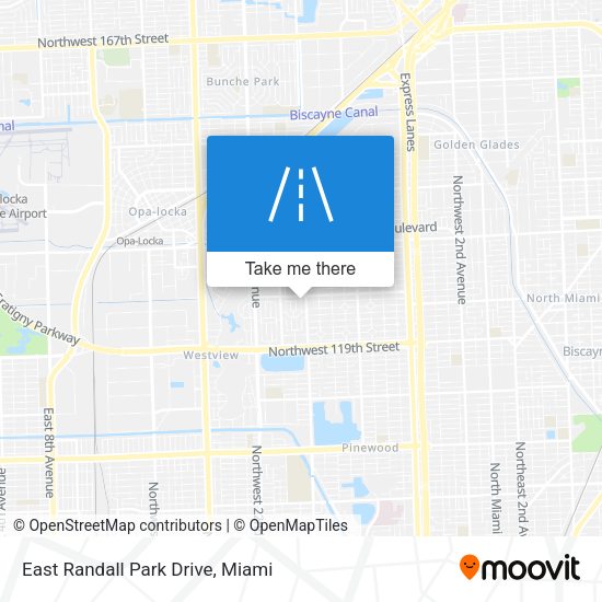 Mapa de East Randall Park Drive