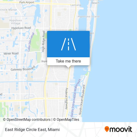 East Ridge Circle East map