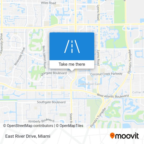 Mapa de East River Drive