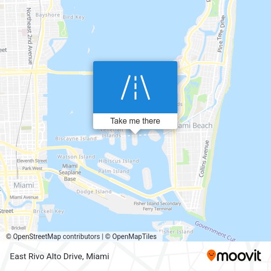 East Rivo Alto Drive map