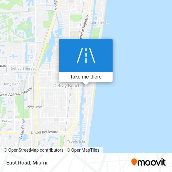 Mapa de East Road