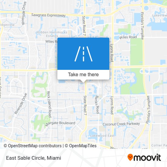 Mapa de East Sable Circle