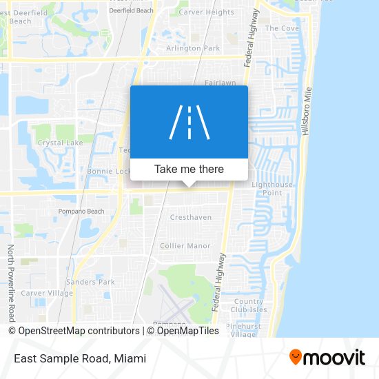 Mapa de East Sample Road