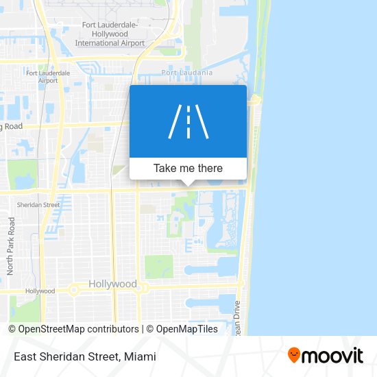 Mapa de East Sheridan Street