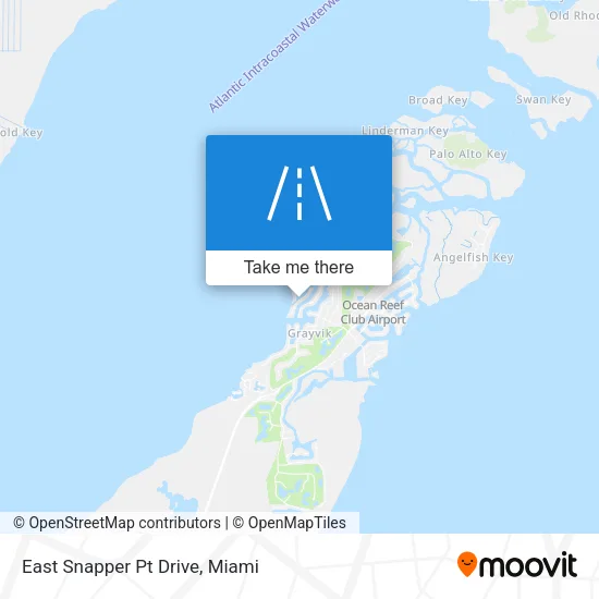 East Snapper Pt Drive map